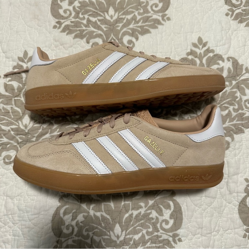 Adidas Gazelle Tan Sneakers